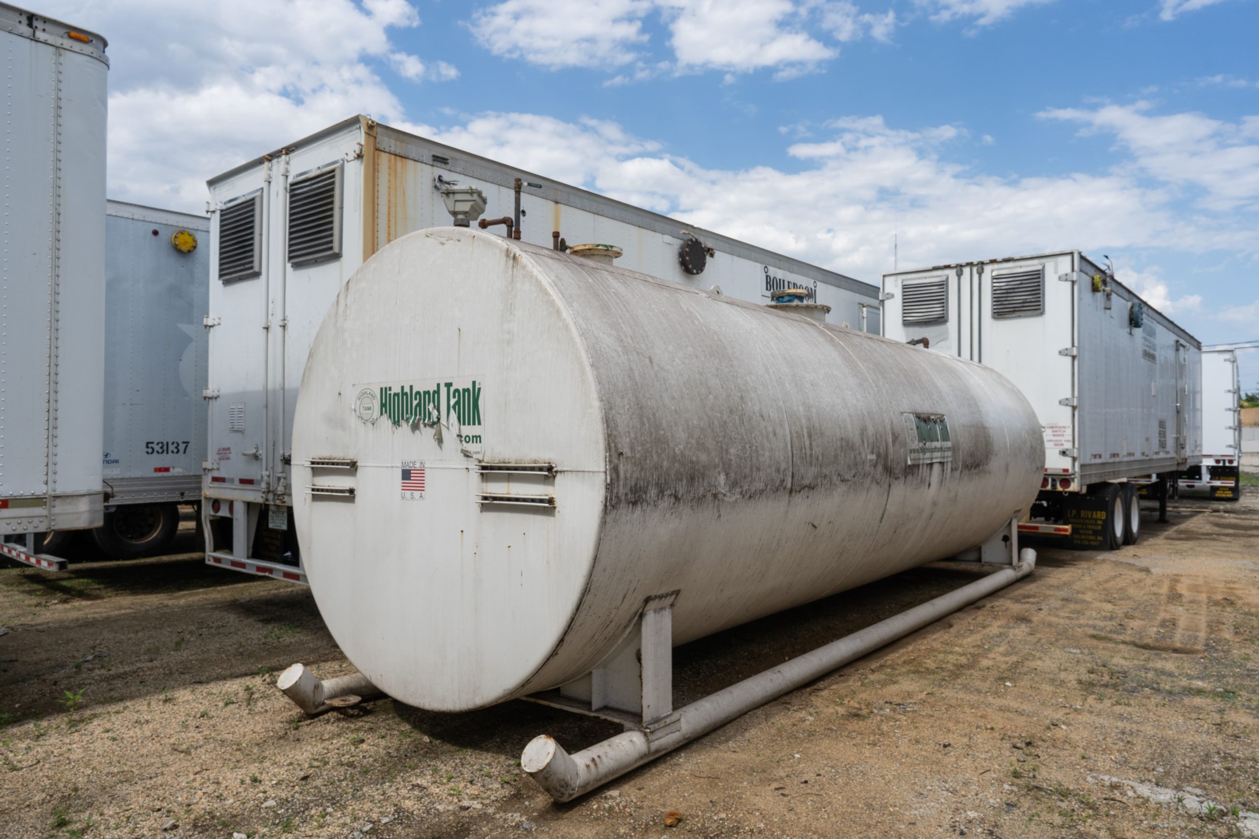 Temporary boiler system for emergency steam supply